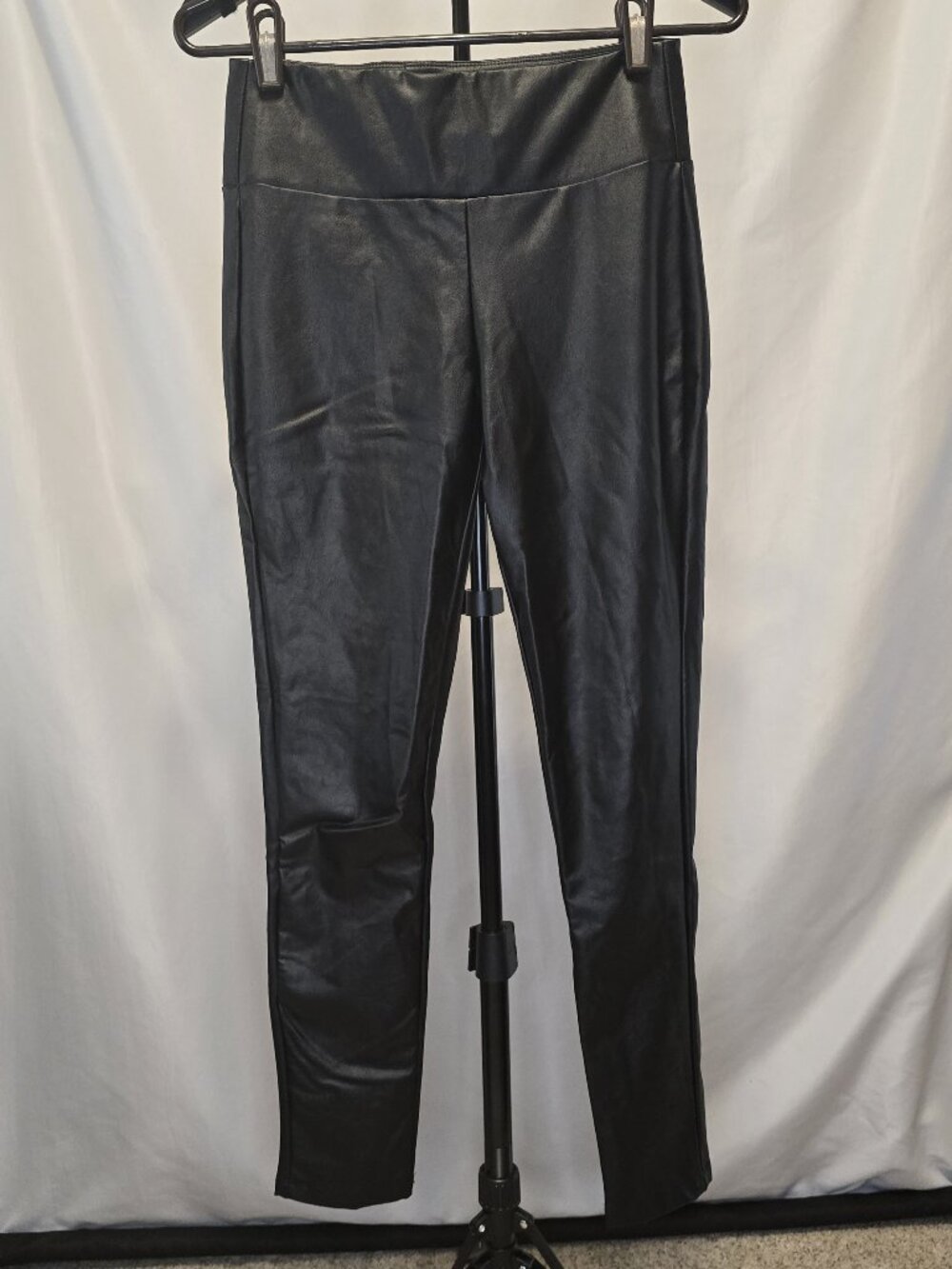 Kendall + Kylie Faux Leather High Rise Leggings Pants Black Small S